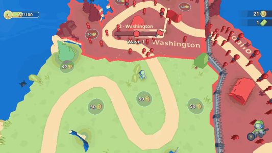 Fight for America gameplay gif